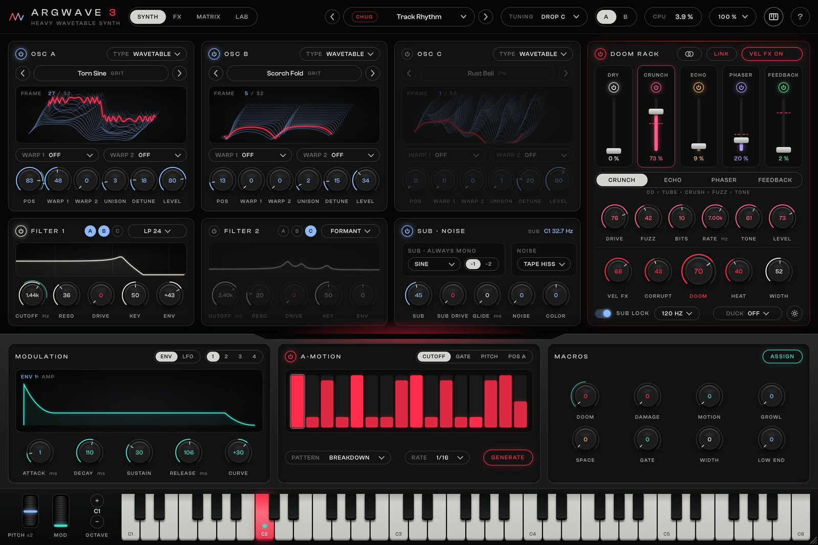 ArgWave 3 synthesizer, one of the 15 plugins and apps available to try